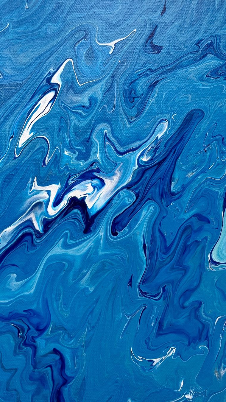 Dipinti: Gemälde blau weiss abstrakt – Nuovo (secondo la descrizione) da Hochdorf venduto da Jasminurschel 3