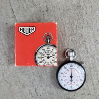 Vintage HEUER mechanische Sport-Stoppuhr mit Original-Karton
