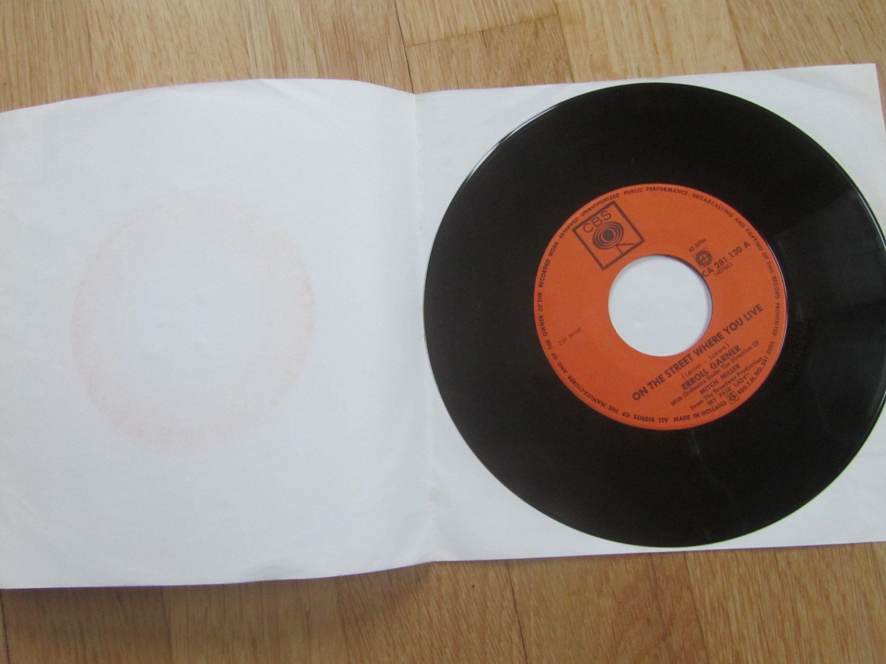 Dischi in vinile: Erroll Garner - Dreamy / On The Street - CBS Single – Usato da Seengen venduto da mikelele 3