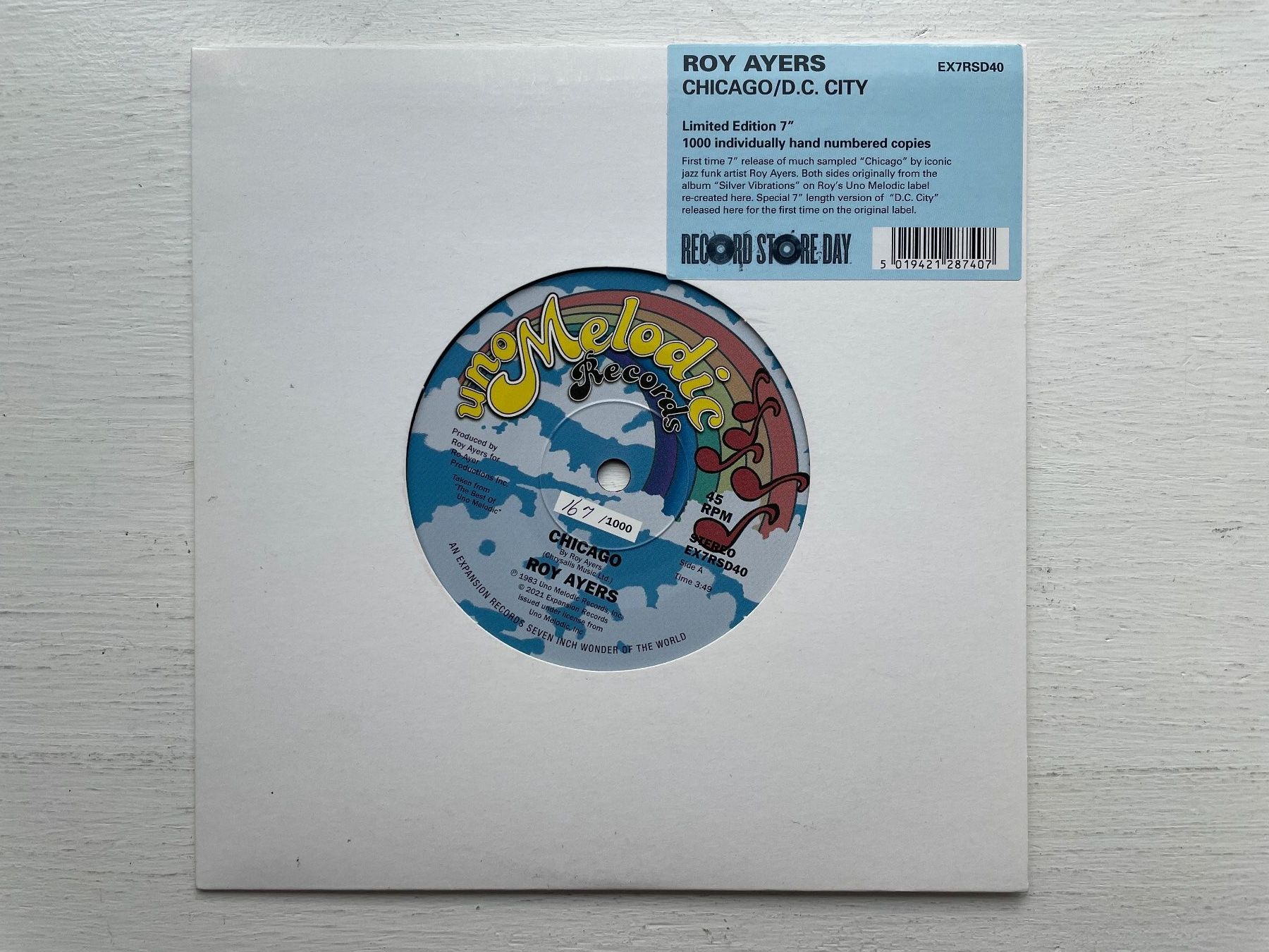 Schallplatten: Roy Ayers - Chicago / D.C. City - 7" Single, RSD, 2021 – Gebraucht aus Zürich von Andy_t71