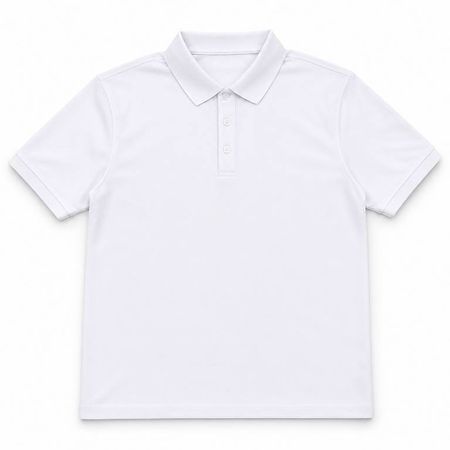 Poloshirt weiss - Unisex