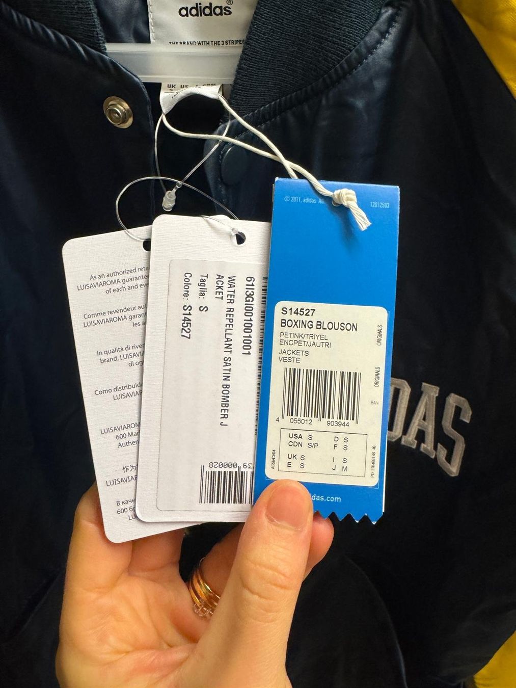 Adidas Giacche: Adidas Boxing Blouson Jacket Grösse S neu – Nuovo (secondo la descrizione) da Schlieren venduto da Stadtammannamt_8952 1
