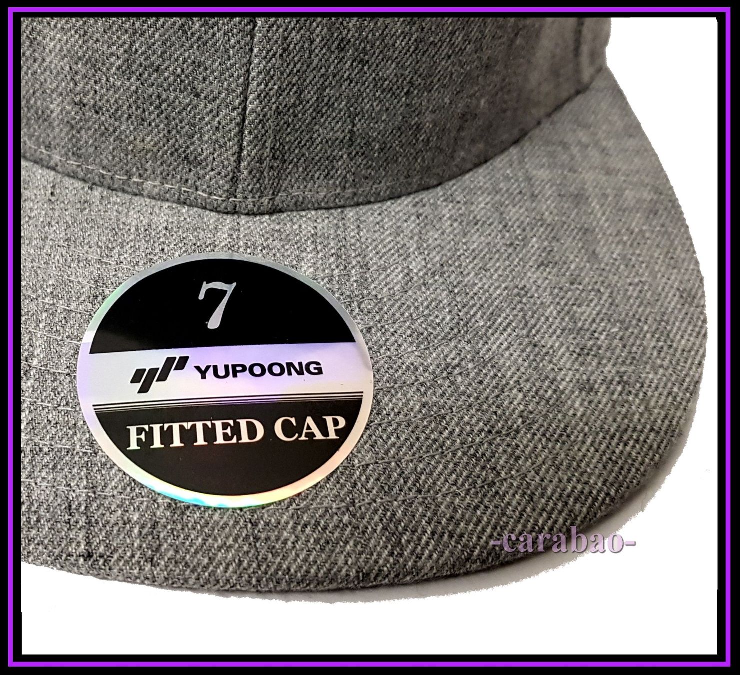 Hüte, Mützen & Caps: Original YUPOONG Fitted Cap / Grau / Gr. S – Neu (gemäss Beschreibung) aus Winterthur von -carabao- 1