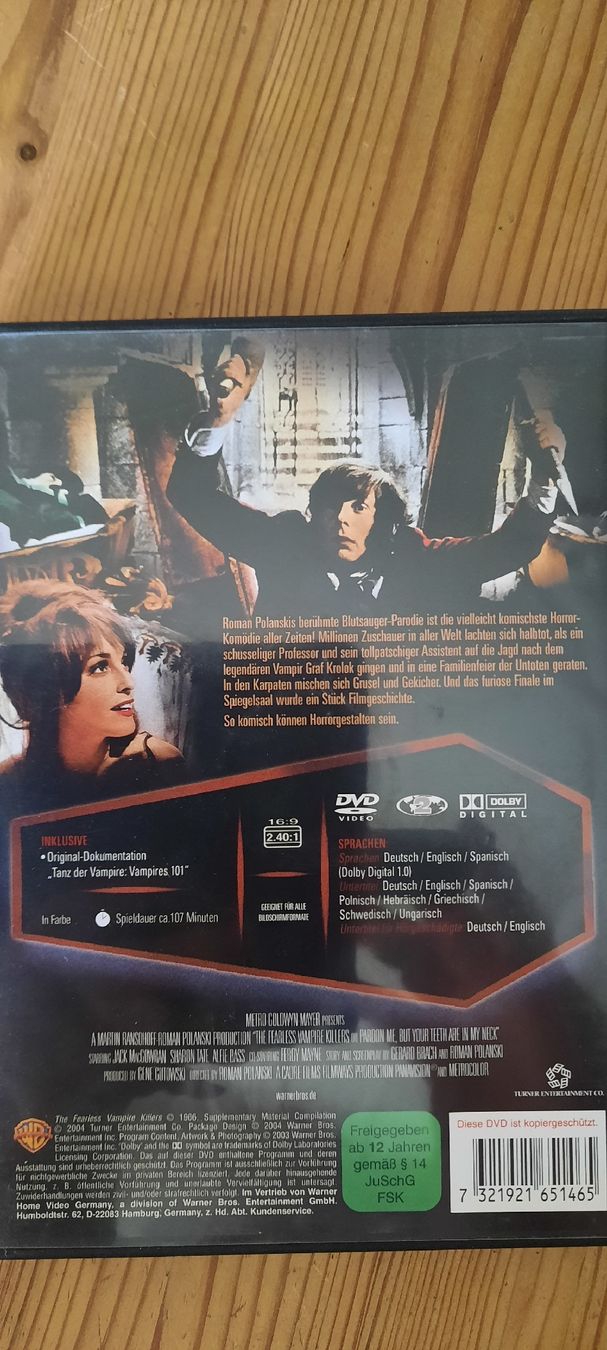 Tutti i DVDs: Tanz der Vampire DVD guter Zustand – Usato da Konolfingen venduto da the_5fqm 1