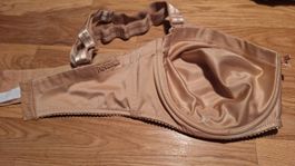 Bügel BH abnehmbare Träger , Gr. 80 DD  nude