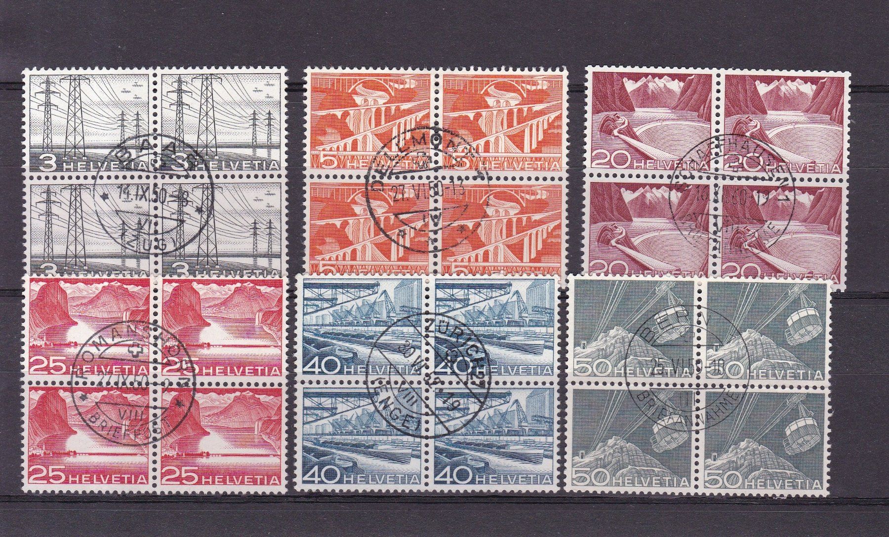 Alle Briefmarken: CH Briefmarken-Steckkarten, bunt gemischt – Gebraucht aus Münchwilen AG von Nesar 6