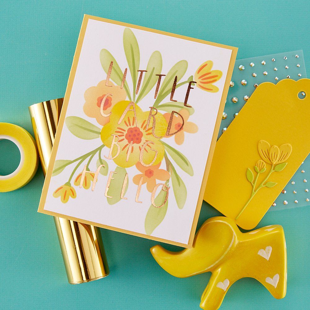 Sciablone: Spellbinders Stencil ** Hello Blooms ** – Nuovo e nell'imballaggio originale da Rubigen venduto da rofi100 6