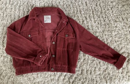Übergangsjacke Cordstoff, Gr. M