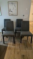 4x IKEA Bergmund Esszimmerstühle grau (inkl. GUNNARED)