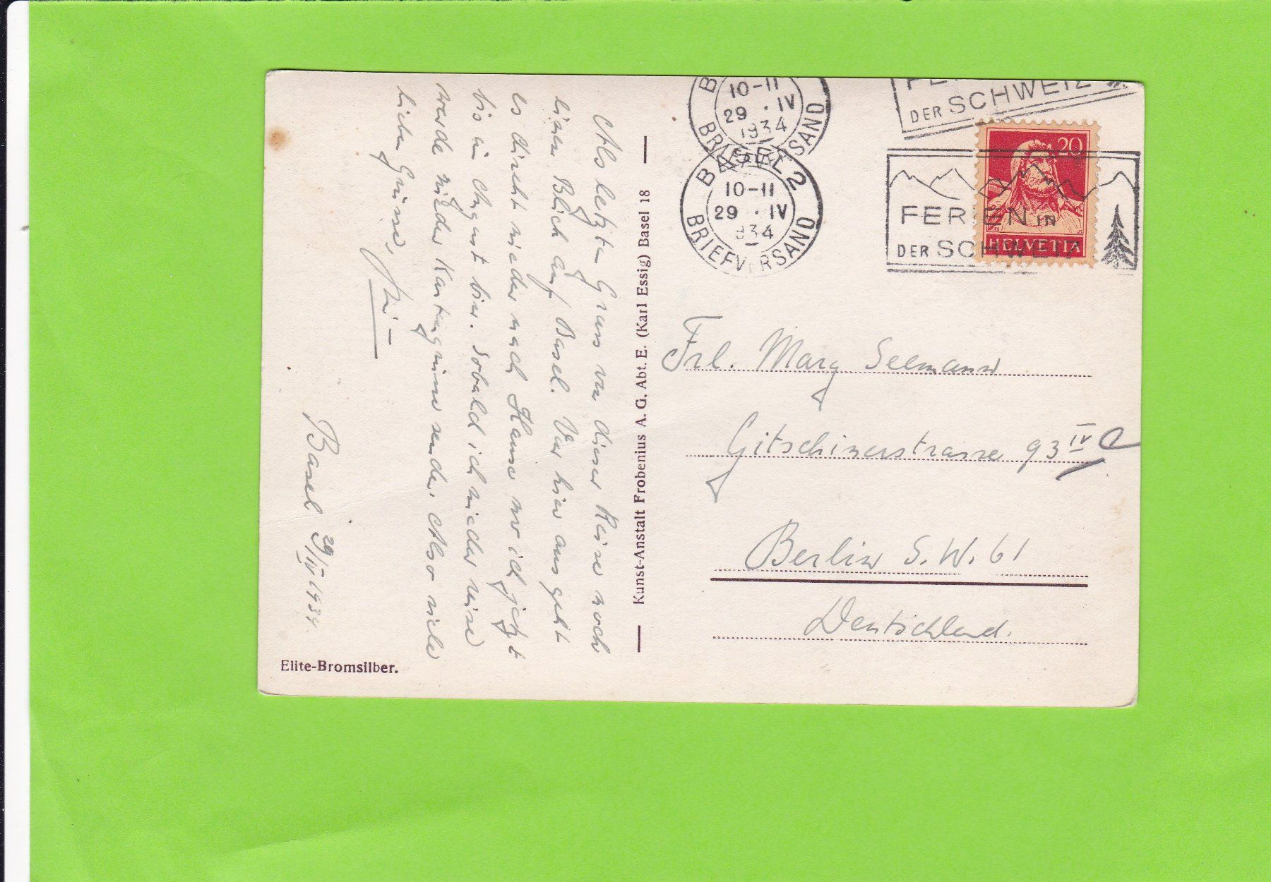 Cartoline postali: Basel-drei Rheinbrücken – Usato da St. Peterzell venduto da neckertal 1