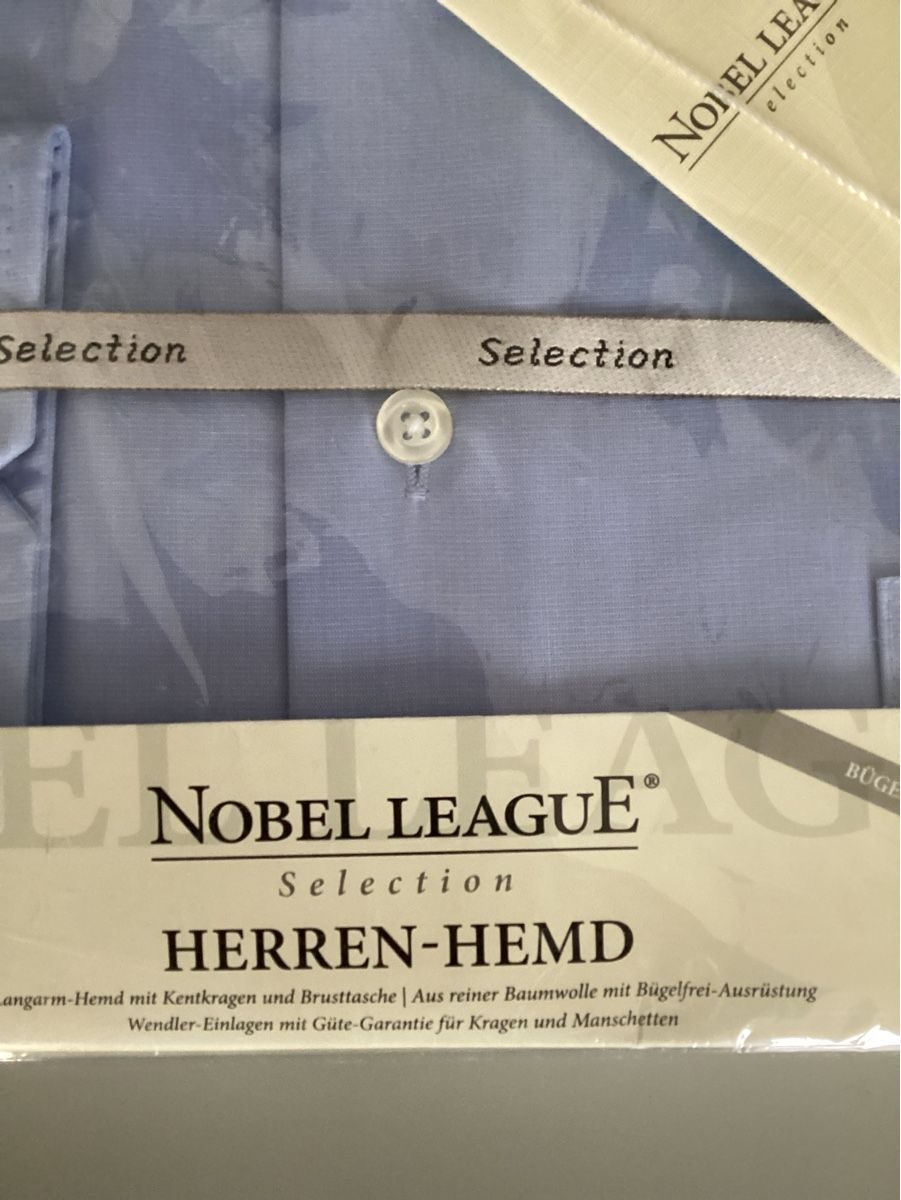 Chemises: Nobel L. Herrenhemd, Gr. 43 – Neuf avec emballage d'origine à Salenstein par Esprit57 2