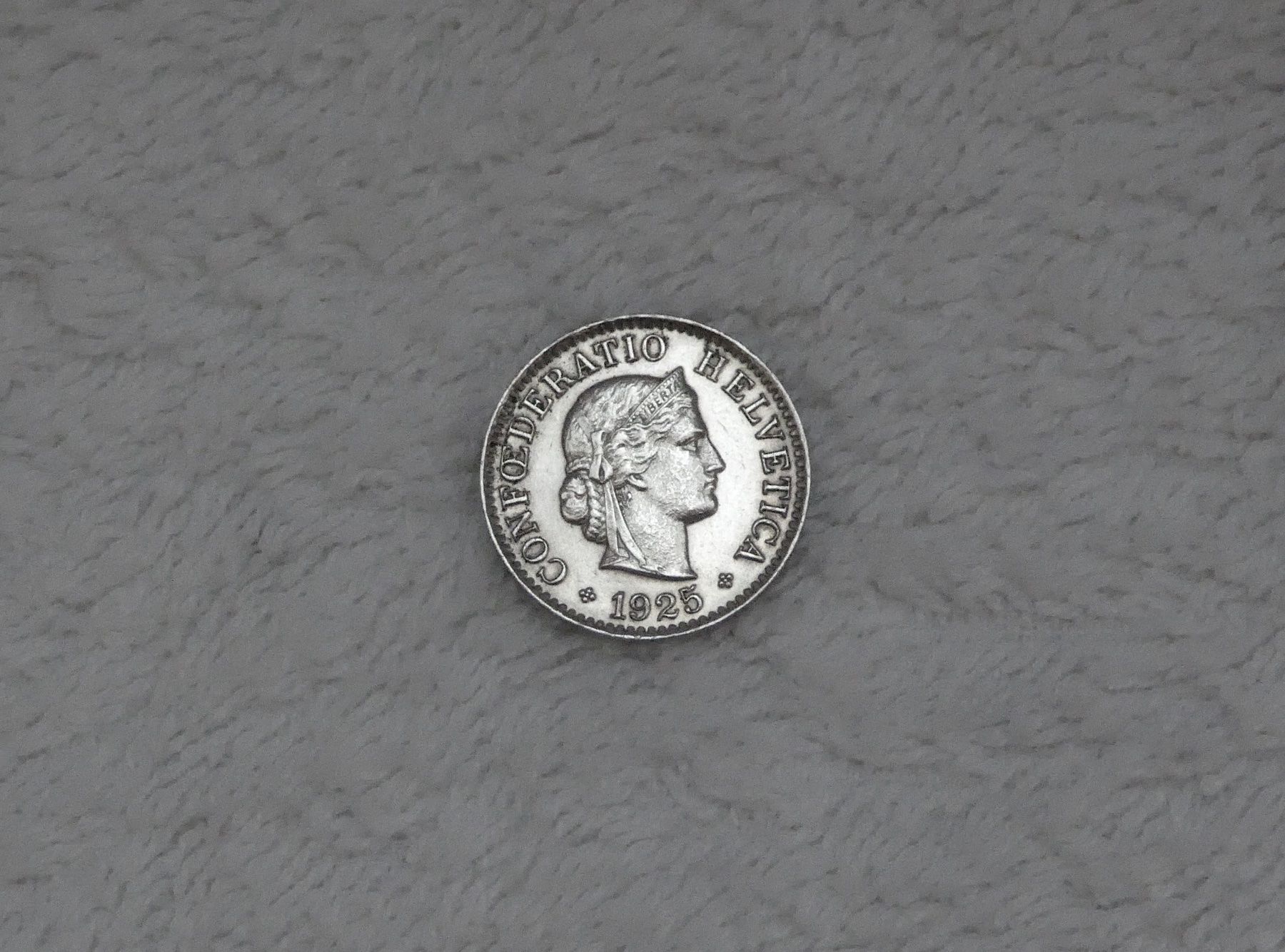 Tutti le monete: 5 centimes/Rappen 1925 – Usato da Nyon venduto da Ilmi09