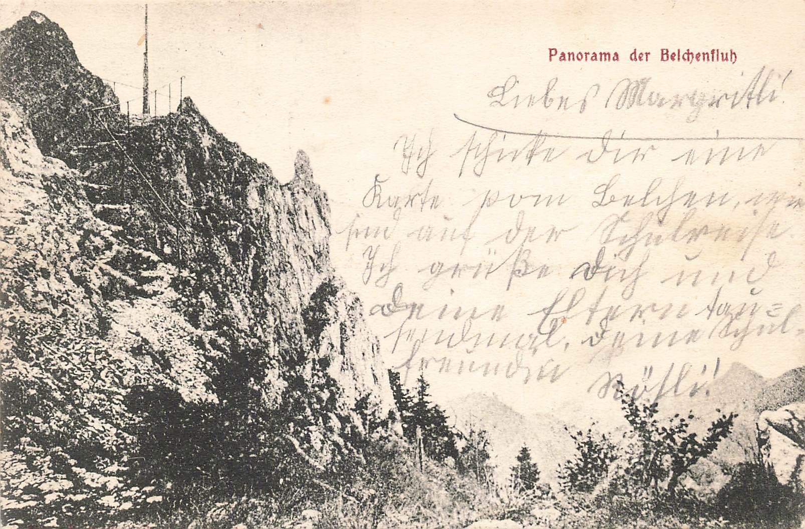 Ansichtskarten: Panorama der belchenfluh – Gebraucht aus Biasca von Blenio71