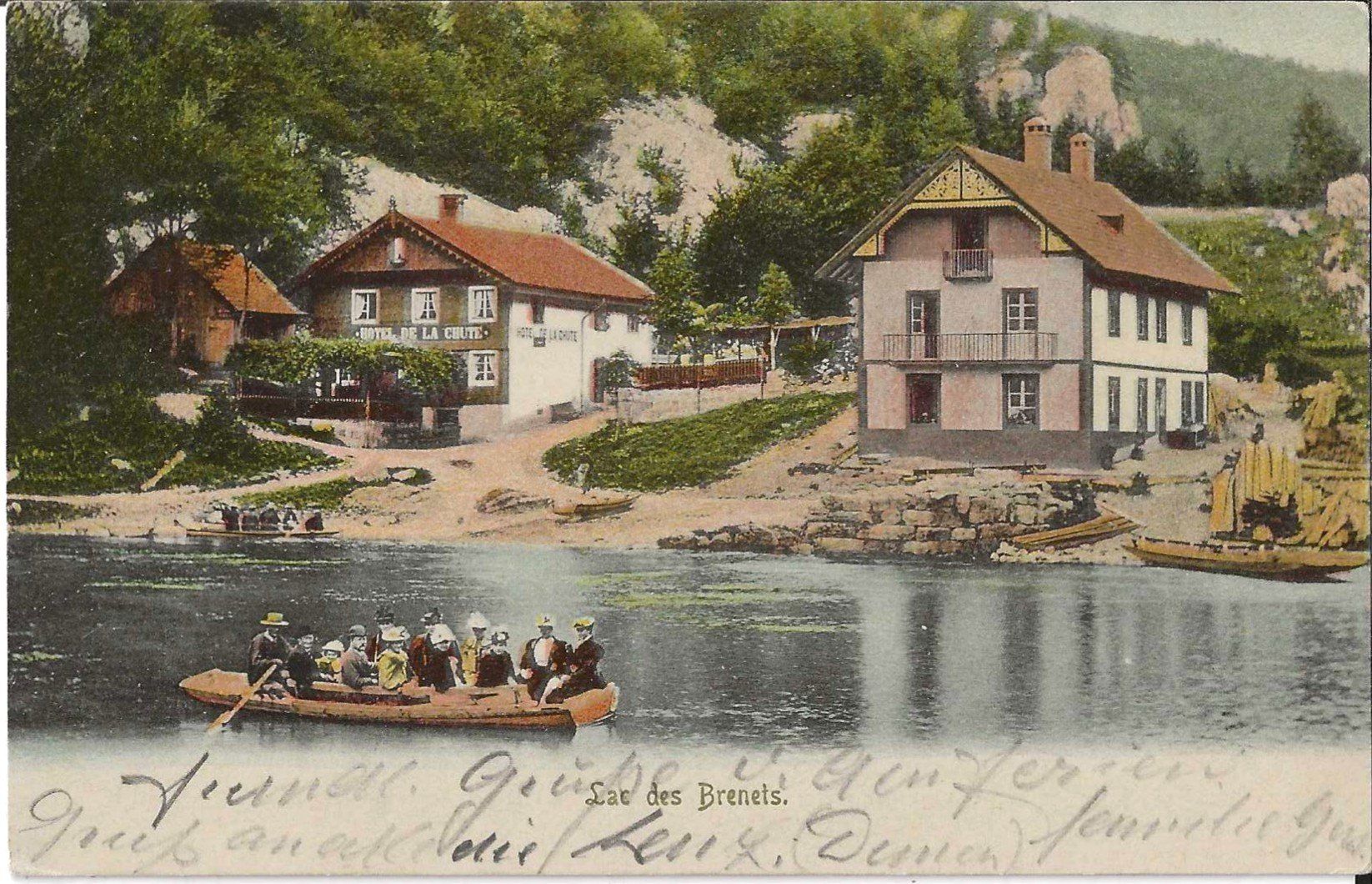 Cartes postales: Karte Lac des Brenets 1920 – D'occasion à Zürich par Philacat11