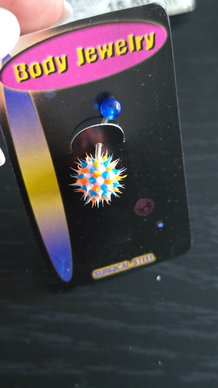 Gioielli per piercing: Piercing / Bauchnabelpiercing - Spike Ball - Chirurgenstahl – Nuovo (secondo la descrizione) da Thalwil venduto da VitaMini 1