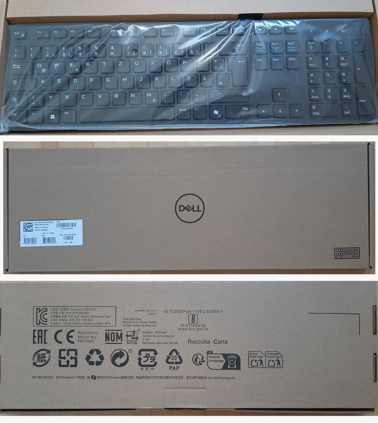 Dell Tastiere: Dell - deutsche Tastatur - neu – Nuovo e nell'imballaggio originale da Fribourg venduto da Peefric