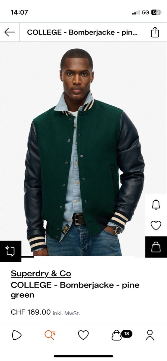 Superdry Giacche: Superdry College Jacke – Usato da Oberwil BL venduto da P-King 1