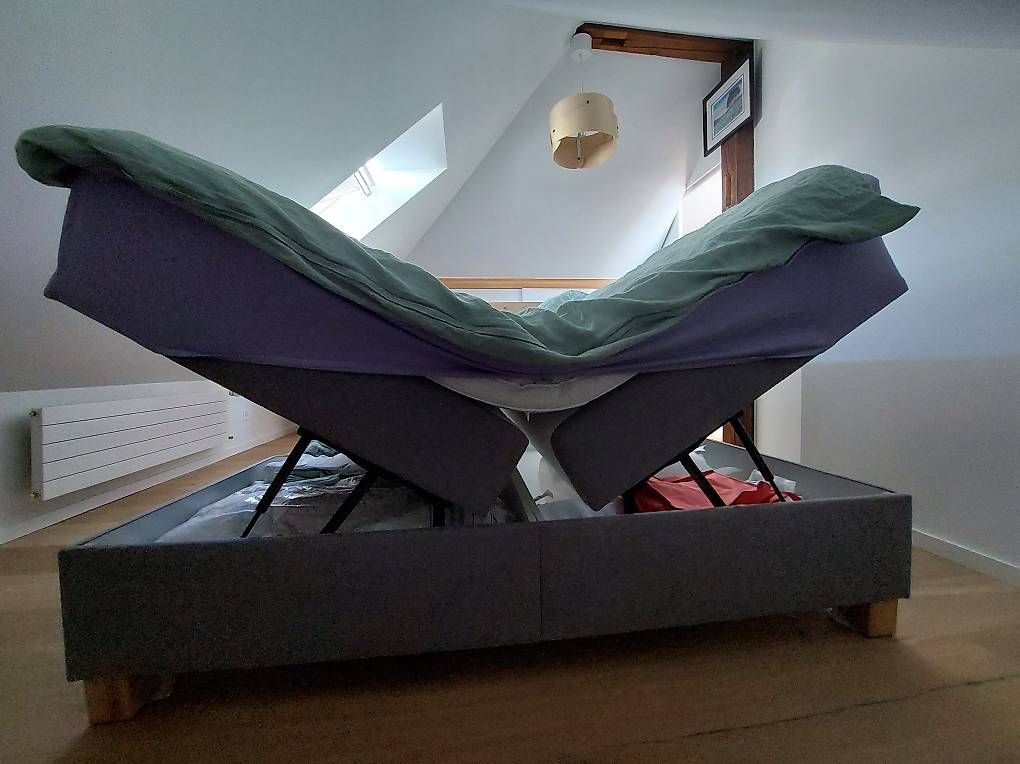 Lits: Lit Boxspring 180x200 avec rangement – D'occasion à Neuchâtel par jam_6mrn 3
