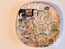 Lilien Porzellan Gustav Klimt Wandteller «Die Erwartung»