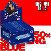 50er Verkaufsdisplay SMOKING BLUE King Size Papers BLAU