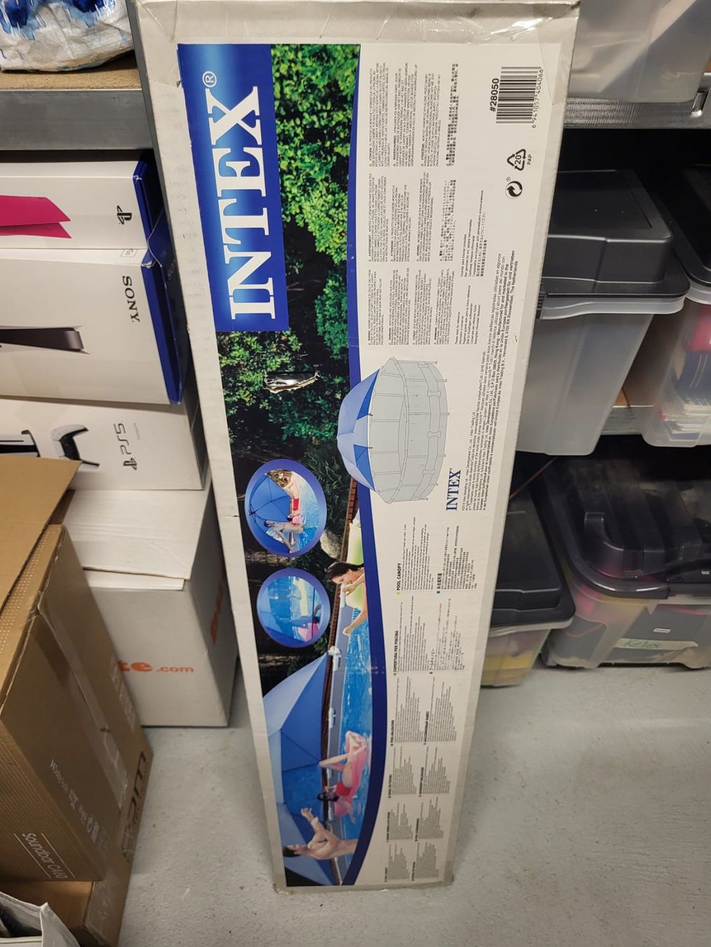Intex Schwimmbad: Intex Pavillon Pool Canopy – Neu und originalverpackt aus Bassersdorf von greenit