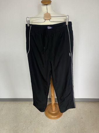 Reebok Herren Trainingshose Gr. 48, Schwarz, Retro Vintage