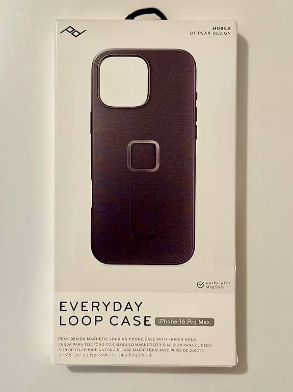 Cover & Protezioni schermo: Coque MagSafe iPhone 16 Pro Max Peak Design Loop Case NEUVE – Usato da Grand-Lancy venduto da bj_mp