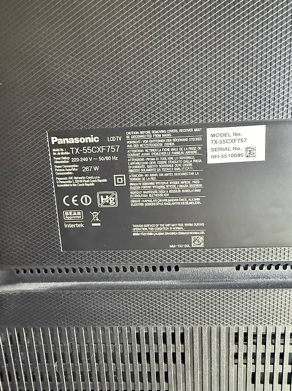 Panasonic Televisori: Panasonic TX-55CXF757 55 – Usato da Zürich venduto da Sashkica 2