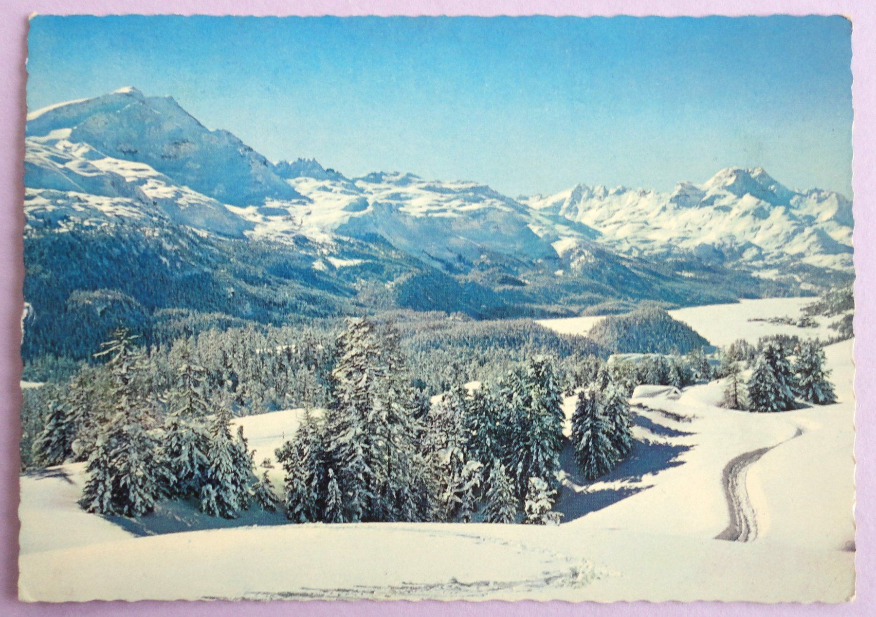 Cartoline postali: St. Moritz, Ober-Alpina – Difettoso da Fétigny venduto da Billy2miny