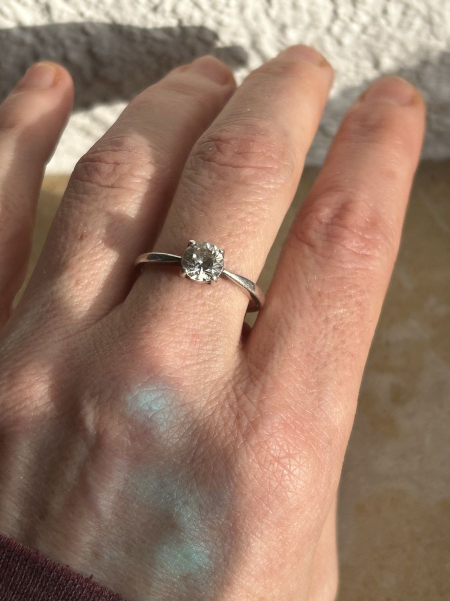 Anelli: Silberring Gr. 58 Zirkonia PANDORA – Usato da Dittingen venduto da Bijoubelle 1