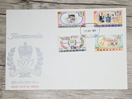 CL05 Enveloppe + Timbre Tanzania 1977