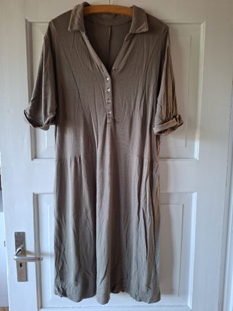 Kleid Khaki 100% Viskose L