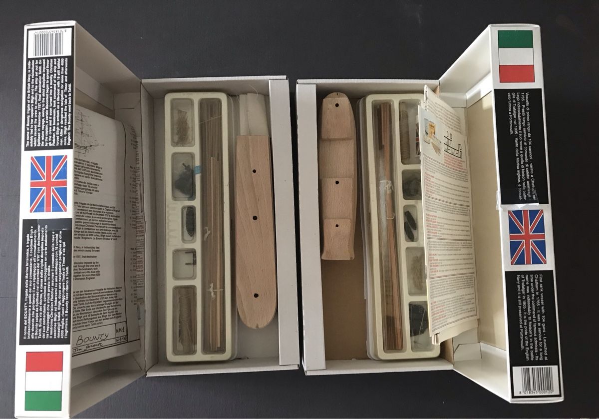 Kit di modellismo & Modellini statici: Maquettes de navires HMS Victory et Bounty – Usato da Penthaz venduto da Petrus45 3