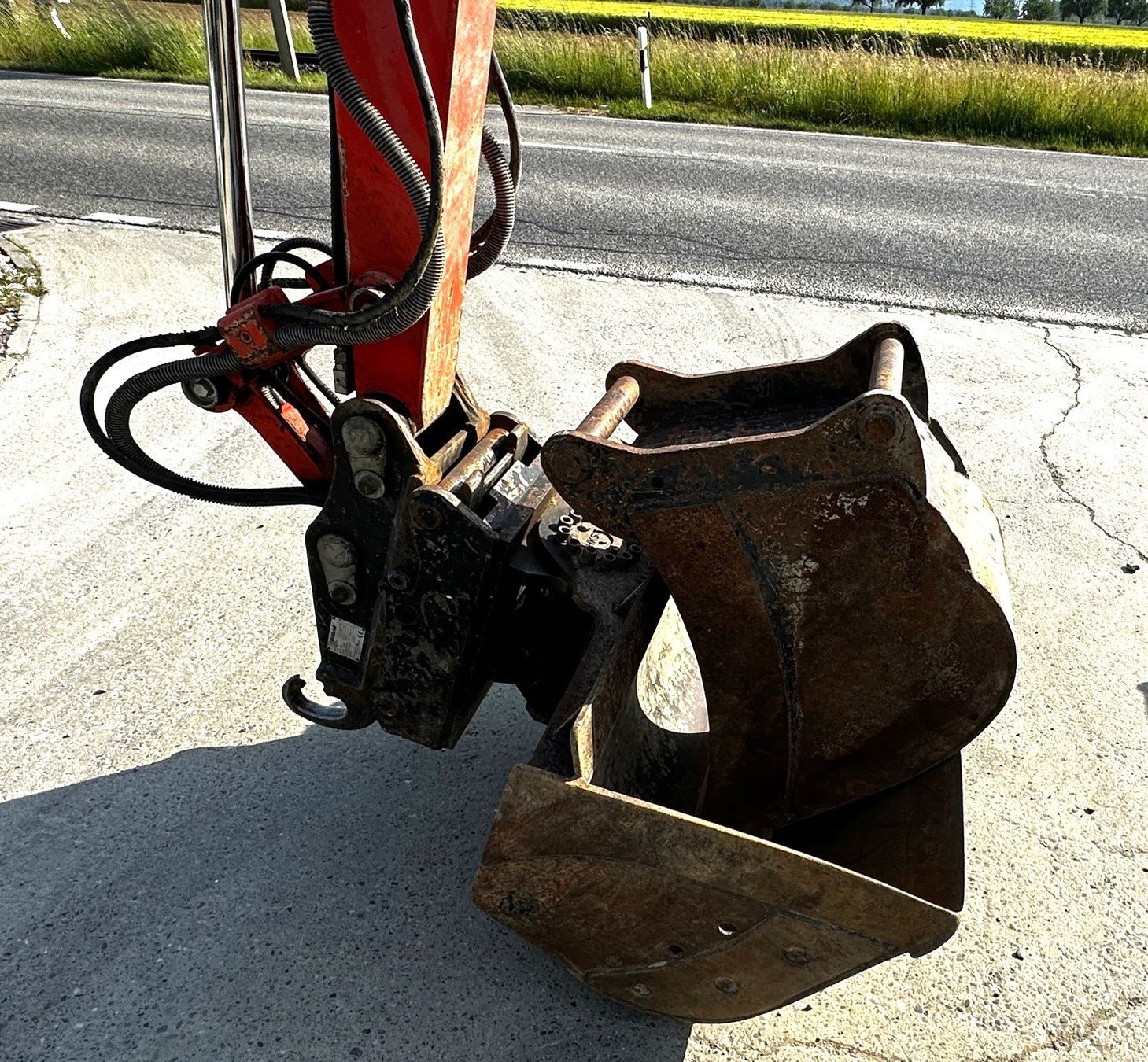 Kubota Bagger: Bagger Hutter Kubota KX057-4 mit Oilquick Nr. 005 – Gebraucht aus Niederbipp von baggerch 7