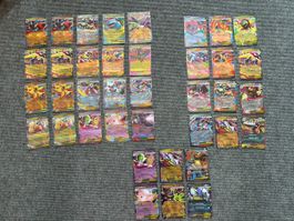 38 Mega EX Pokemon Karten