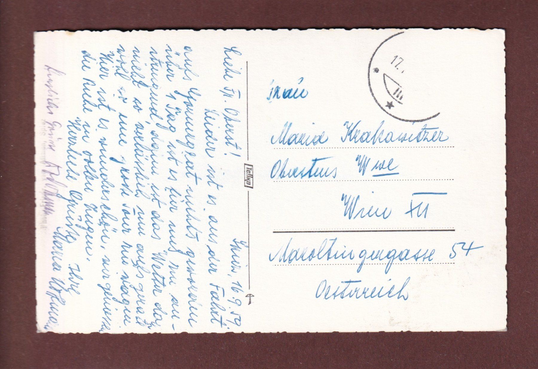 Ansichtskarten: SPIEZ - Teilansicht - 1959 – Gebraucht aus Pully von nicecards-shop 1