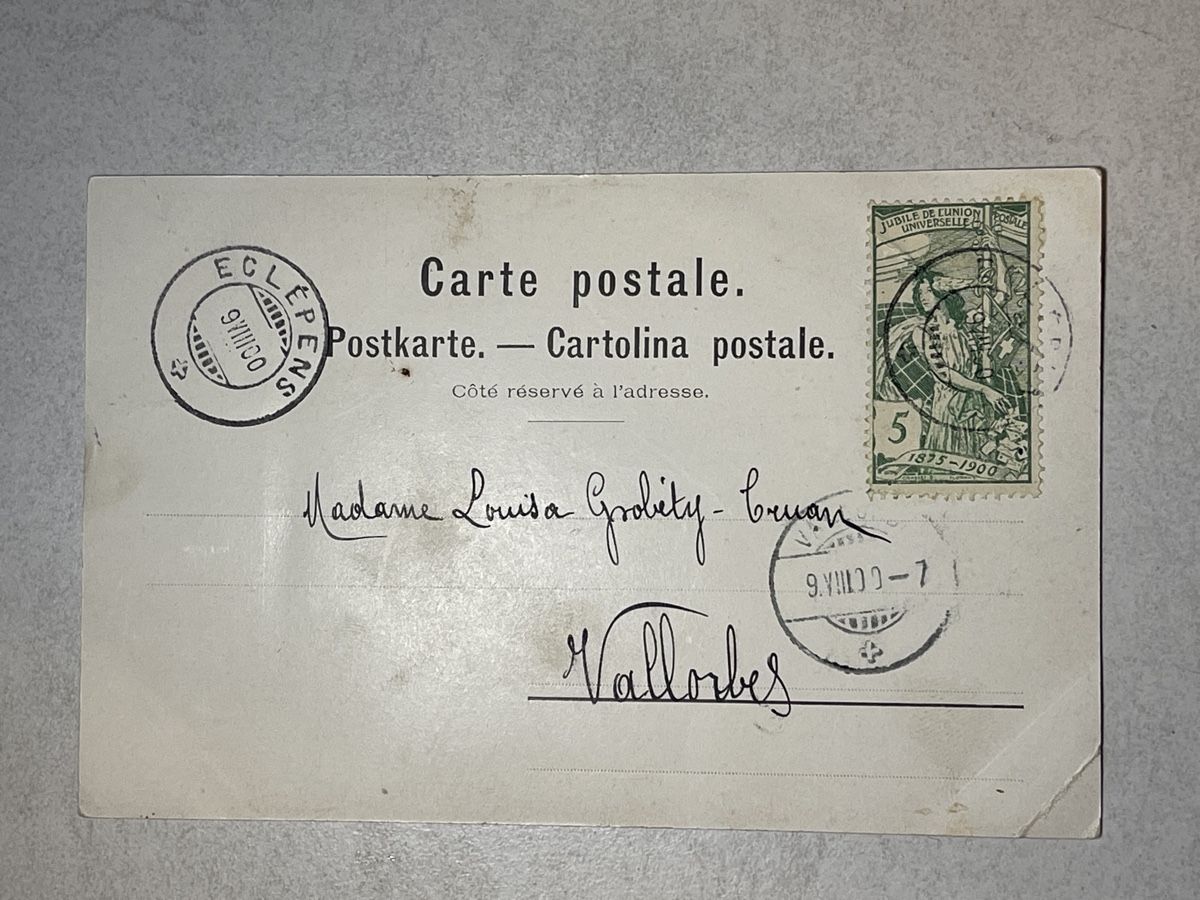 Ansichtskarten: Montreux, Eglise – Gebraucht aus Strengelbach von Aschatan5 1