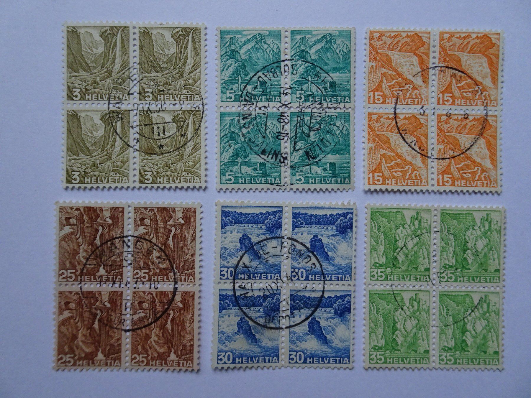Alle Briefmarken: 1936 – Gebraucht aus Aadorf von Chnorli-Furz