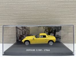 SOVAM 1100 Coupé, 1966, Gelb - Seltenes Sammlerstück!