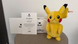Steiff Pokémon Pikachu Plüschtier limitiert nur 1996 Stück
