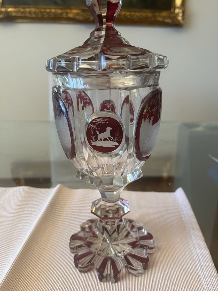 Vasen & Gefässe: Coppa in Cristallo Boemia 1900 – Gebraucht aus Lugano von NadirMarket 3