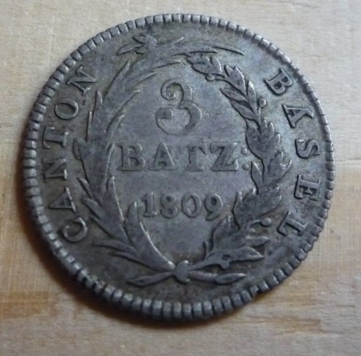 Toutes les monnaies: 3 Batzen Basel, 1809 – D'occasion à Rieden SG par Sammelfreund 1