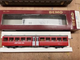 Bemo RhB Personenwagen B 2336 H0m rot guter Zustand