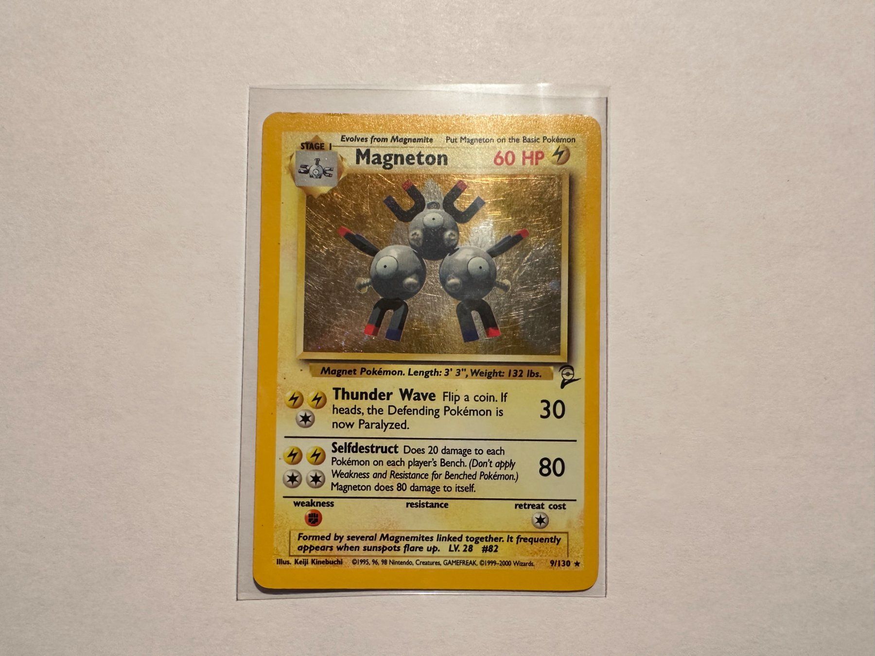 Pokémon Carte collezionabili: Magneton holo Base 2 EN – Usato da Hagendorn venduto da Pokecollectorch