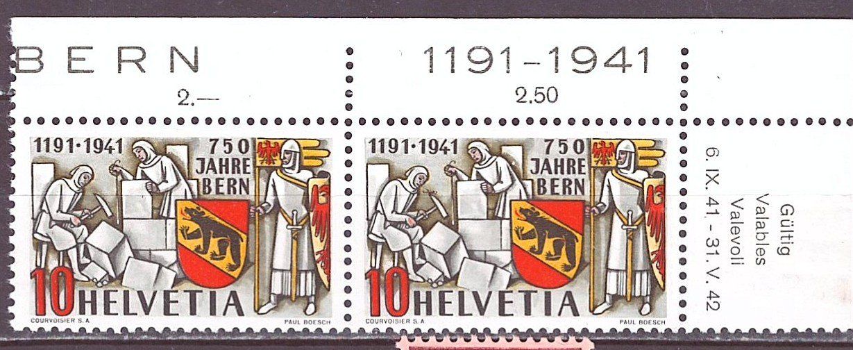 Tous les timbres: # 35 --- ABART "SPINNE AUF DEM HAMMER" POSTFRISCH – Neuf (Voir description) à Dübendorf par Piero2 1