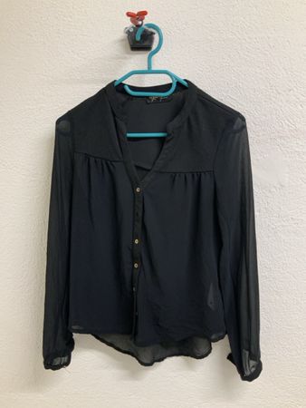 Damen Bluse schwarz Grösse S Zustand gut