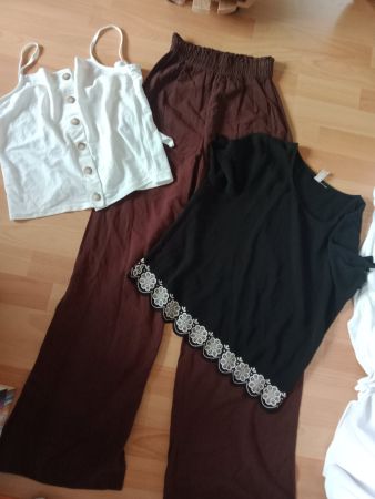 Damen Kleiderset Kleiderpaket Hosen Top t-Shirt Sommer XS S