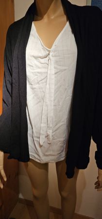 Sommerliches Mango Shirt, Gr. L, und jacke gr.XL