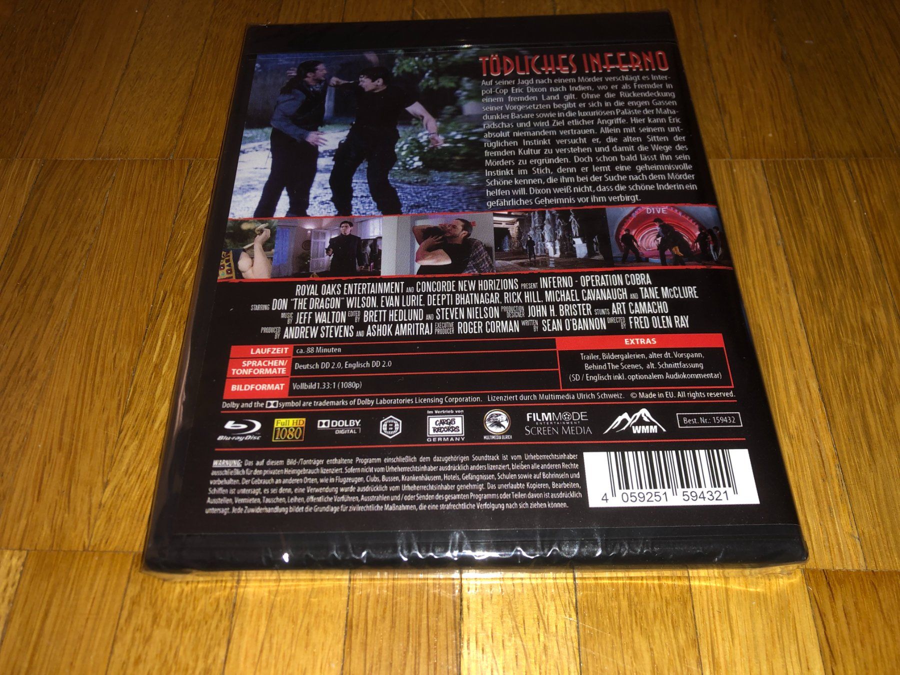 Tutti i DVDs: Tödliches Inferno - BLU-RAY - B - UNCUT – Nuovo e nell'imballaggio originale da Basel venduto da havsok 1