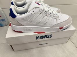K-SWISS SI-18 RANNELL Herren Sneaker Low Top Weiß/Blau/Rot O